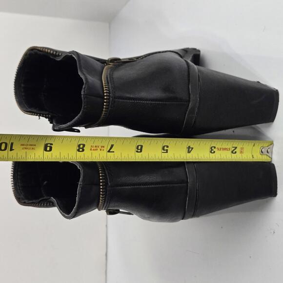 983 Charlotte Russe Kassandra Size 9 Black Ankle Boots - Picture 4 of 9